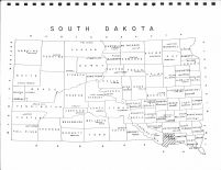 South Dakota State Map, Bon Homme County 1968